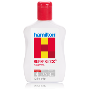 Hamilton Superblock Lotion SPF 80, 125 ml