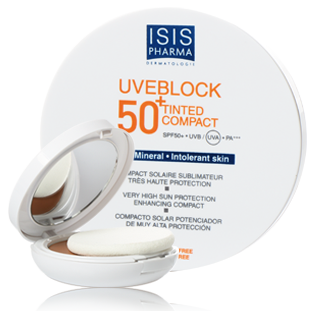 UVEBLOCK 50+ Tinted Compact Golden Tint, 10 g